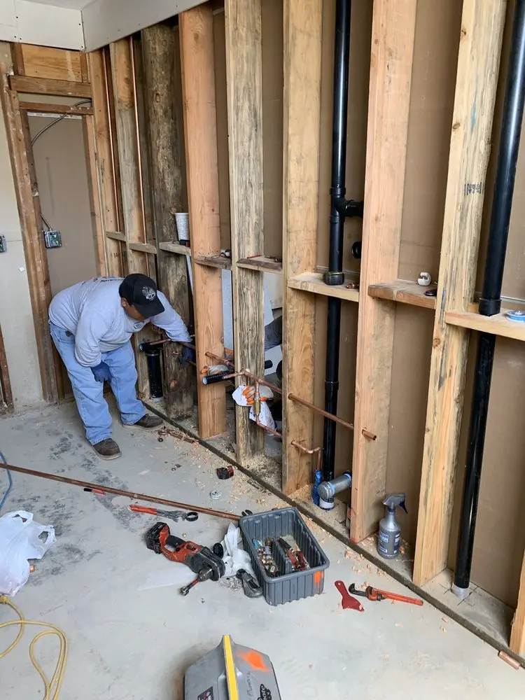 Commercial rough-in plumbing for Gas Line Repair in New Philadelphia